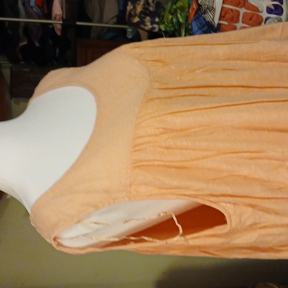 Women's Pink Symmetry 1X Plus Layered Sleeveless Tank Top Blouse - Picture 3 of 12